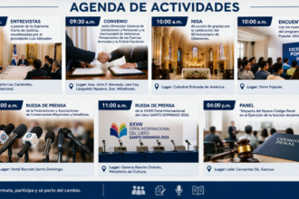 Agenda del día: martes 25 de agosto de 2026