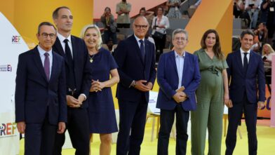 Francia abrió la campaña presidencial con un debate entre siete aspirantes al Elíseo