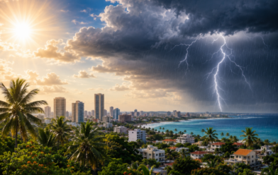 Miércoles caluroso y con aguaceros: estas provincias tendrán lluvias y tronadas