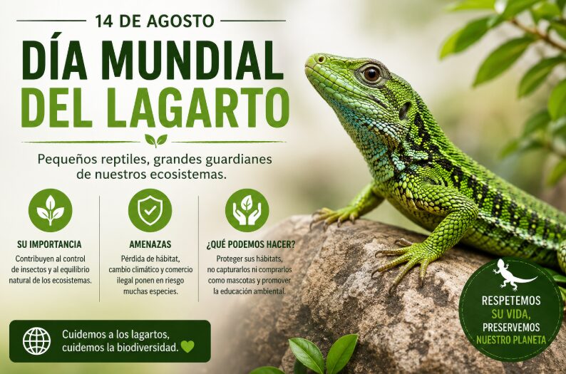 Día Mundial del Lagarto: una fecha para promover su conservación