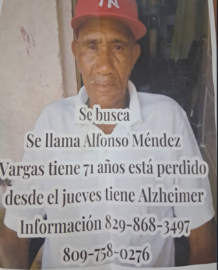 Familia busca a Alfonso Méndez, desaparecido desde el jueves