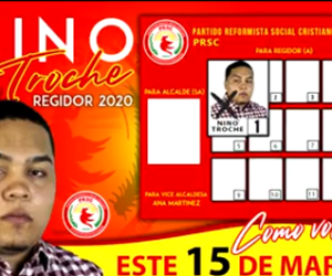Nino Dollar, señalado por accidente en la Abraham Lincoln, fue candidato a regidor en 2020