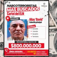 Ofrecen hasta 270.000 dólares por información sobre un jefe de la guerrilla en Colombia