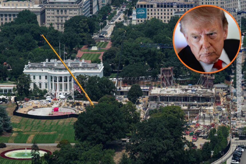 Trump acudirá a la Corte Suprema para intentar reactivar la construcción de su polémico salón de baile en la Casa Blanca