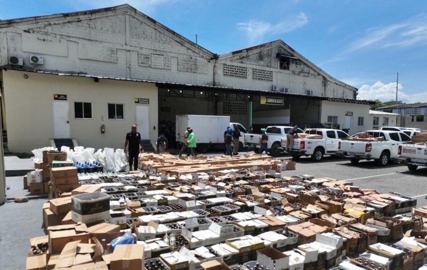 Mercancías incautadas en San Cristóbal. Foto 2.