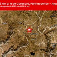 Sismo de magnitud 7.2 sacude Ayacucho, Perú, según el IGP