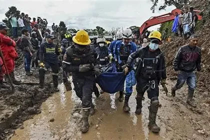 Al menos 13 muertos y siete heridos por un derrumbe en una mina en el suroeste de Colombia
