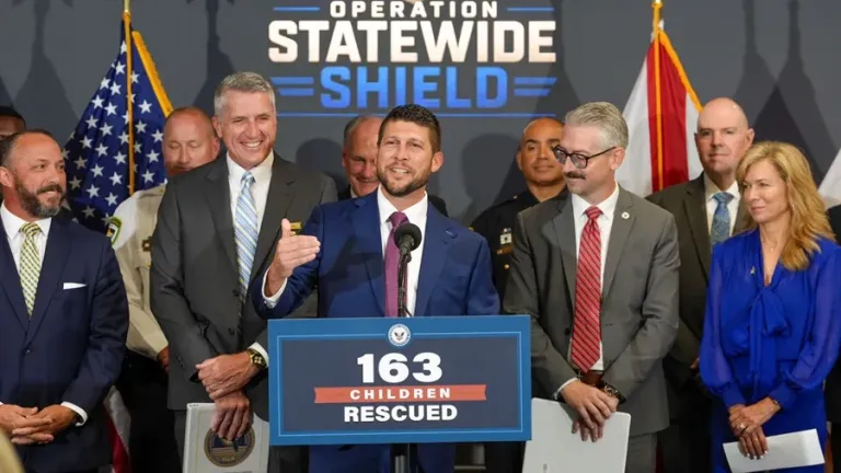 Las autoridades de Florida rescatan a 163 niños durante una operación internacional contra los abusos y la trata