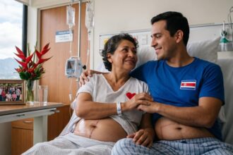 Madre costarricense afronta el cáncer