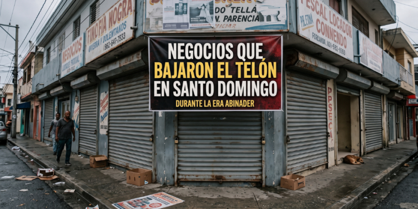 Los negocios que bajaron el telón en Santo Domingo durante la era Abinader