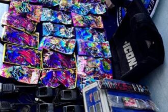 Dintel desmantela puntos de microtráfico en Santiago y ocupa drogas, arma ilegal y chalecos antibalas