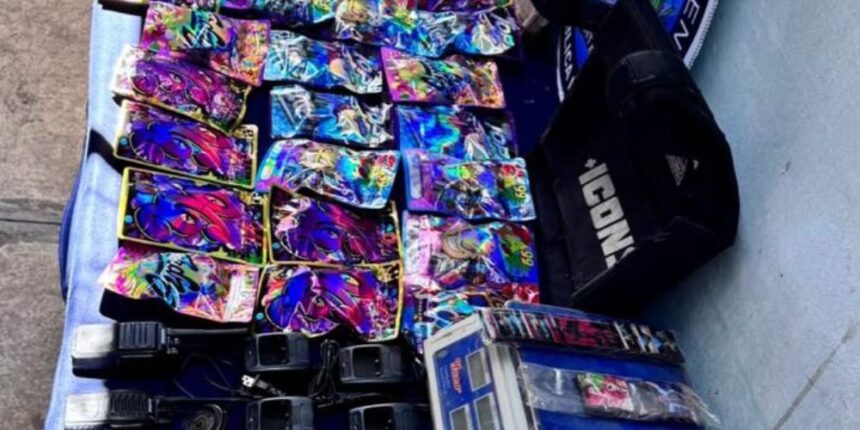 Dintel desmantela puntos de microtráfico en Santiago y ocupa drogas, arma ilegal y chalecos antibalas