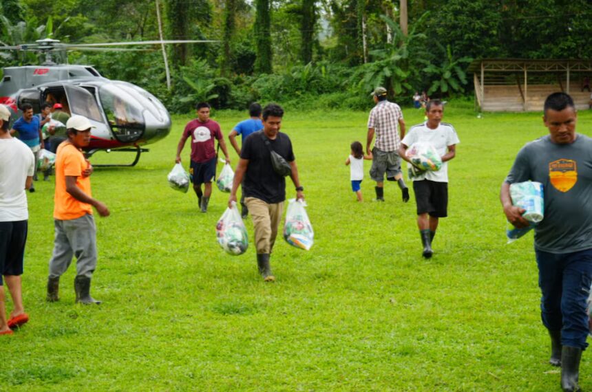Operativo aéreo llevará ayuda a 475 familias indígenas afectadas por las lluvias en Costa Rica