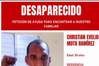 Piden ayuda para localizar a hombre desaparecido en El Almirante, Santo Domingo Este