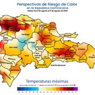 INDOMET advierte sobre calor extremo y sensación térmica superior a los 39 °C durante la próxima semana