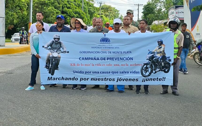 Monte Plata refuerza la prevención vial con jornada de concienciación por alta incidencia de accidentes