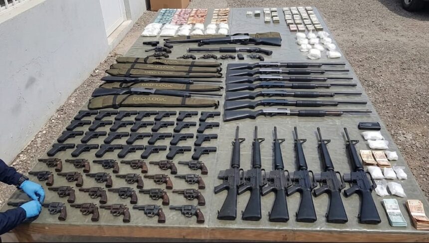 Policía Nacional saca de circulación 109 armas de fuego en seis meses de operativos en la región Enriquillo