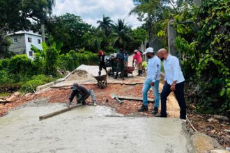 Junta de Distrito de El Limón ejecuta construcción de badén en sector Camilo tras daños por lluvias