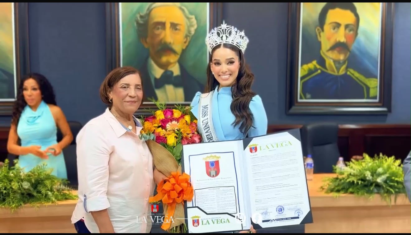 Melissa Núñez regresa a La Vega y recibe respaldo de las autoridades locales