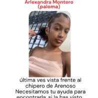 Adolescente de 16 años está desaparecida desde el sábado en Arenoso