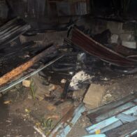 Incendio reduce a cenizas una vivienda en Monte Adentro, Salcedo