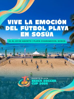 Puerto Plata se prepara para recibir a más de 150 futbolistas en el Puerto Plata Beach Soccer Cup 2026