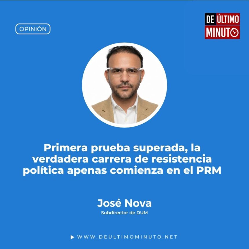 El PRM, primera prueba superada