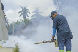 Eco5RD fortalece jornada de fumigación en estaciones de transferencia, pesaje y zonas cercanas