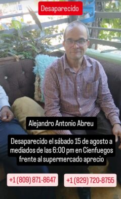 Buscan a hombre desaparecido en Cienfuegos
