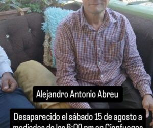 Buscan a hombre desaparecido en Cienfuegos