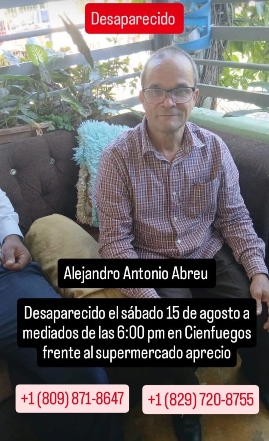Buscan a hombre desaparecido en Cienfuegos