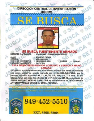 Apresan sujeto acusado de quitar la vida a hombre que defendía a su nieto de atraco en Cotuí