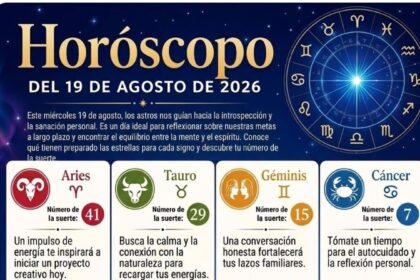 Horóscopo del 19 de agosto de 2026