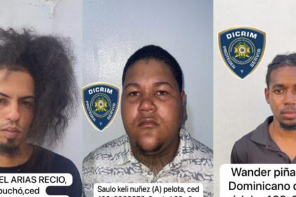 Policía Nacional apresa a tres presuntos implicados en muerte de dirigente comunitario en Los Alcarrizos