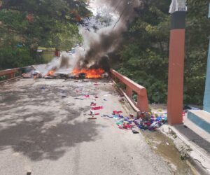 Protestan en Peralta por prolongados apagones y reclaman solución al servicio eléctrico