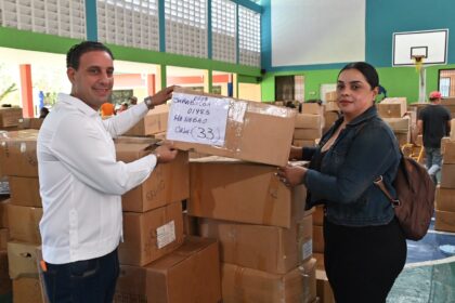 INABIE entrega útiles escolares a más de 8,200 estudiantes de Jarabacoa