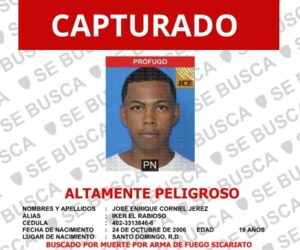 “Iker El Rabioso” se entrega a la Policía por muerte de dirigente comunitario en Los Alcarrizos