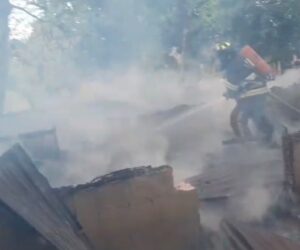 Incendio de vivienda en Hatillo de Jarabacoa deja solo pérdidas materiales
