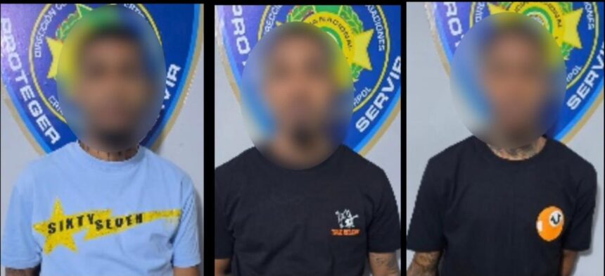 Policía arresta a tres personas vinculadas a asalto en Santiago