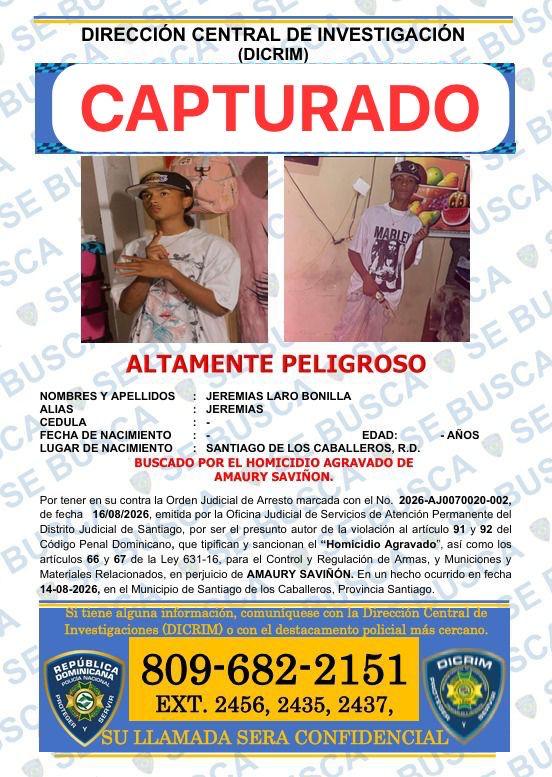 Se entrega “Jeremías”, acusado de conducir la motocicleta utilizada en el asesinato de “Maurito” en Santiago