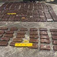 Costa Rica incauta 256 paquetes de cocaína y detiene a ocho