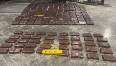 Costa Rica incauta 256 paquetes de cocaína y detiene a ocho