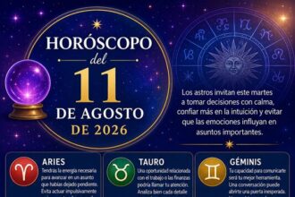 Horóscopo del 11 de agosto de 2026
