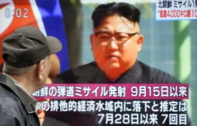 Corea del Norte lanza un misil, que podría ser balístico, según Japón