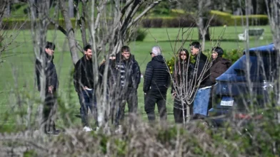 Lionel Messi despide a su padre Jorge en Rosario