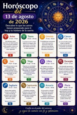 Horóscopo del 13 de agosto de 2026