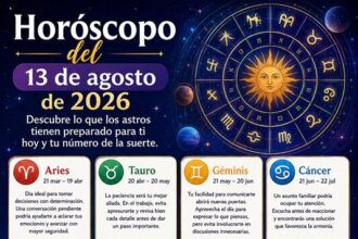 Horóscopo del 13 de agosto de 2026