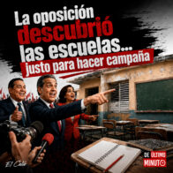 La oposición descubrió las escuelas… justo para hacer campaña