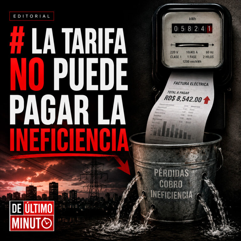 La tarifa no puede pagar la ineficiencia