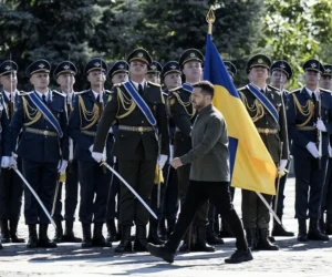 Zelenski afirma en el Día de la Independencia que Ucrania “no es una víctima, sino un guerrero”